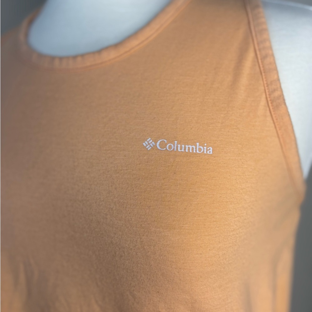 Columbia Women's Light Orange Tank Top - Picture 2 of 6